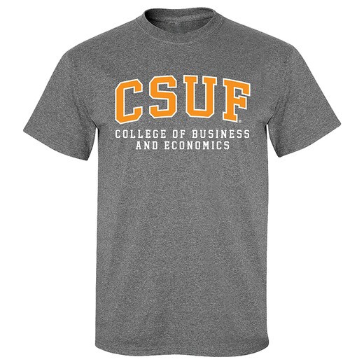 CSUF College of Business and Economics Tee - Grey